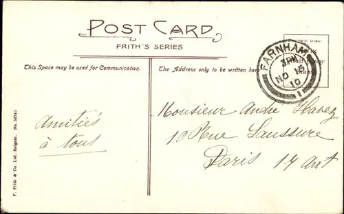 Ak Frensham Surrey England, The Boune