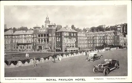 Ak Folkestone Kent England, Royal Pavilion Hotel