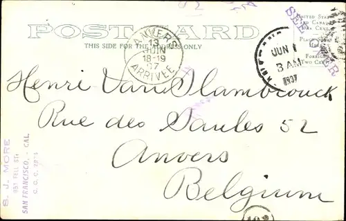 Ak San Jose, Kalifornien, USA, Hotel Vendome