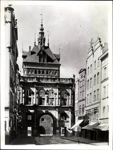 Foto Ak Gdańsk Danzig, das goldene Tor