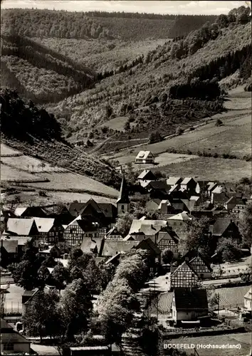 Ak Bödefeld Schmallenberg im Hochsauerland, Stadtpanorama