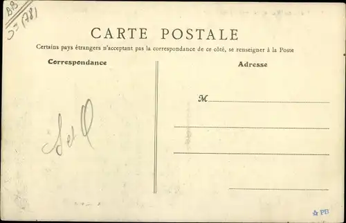Ak Vernouillet Yvelines, Le Château, vue générale, côté Nord, jardin, étang