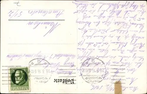 Künstler Ak Wohltätigkeitsabend Löwenbräukeller München 1916, Bayr. Eisenbahntruppen