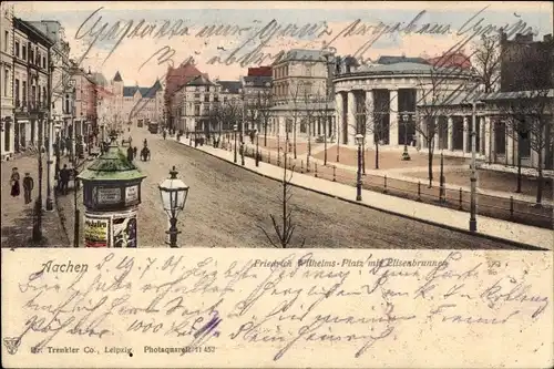Ak Aachen, Friedrich-Wilhelm-Platz, Elisenbrunnen
