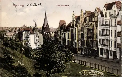 Ak Flensburg in Schleswig Holstein, Toosbüystraße
