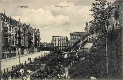 Ak Flensburg in Schleswig Holstein, Toosbüystraße