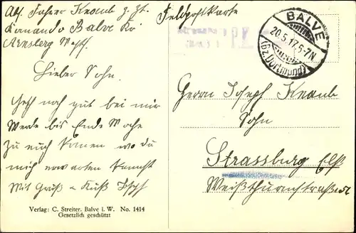 Ak Balve im Sauerland, Pfarrkirche