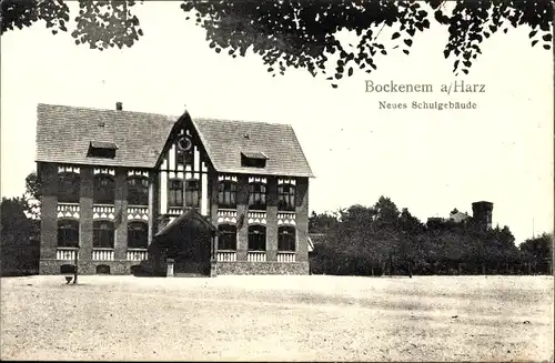 Ak Bockenem am Harz, Neues Schulgebäude