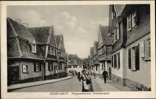 Ak Essen West im Ruhrgebiet, Margaretenhof, Steilestraße