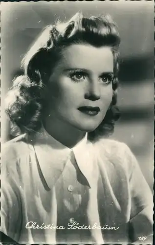 Ak Schauspielerin Christina Söderbaum, Portrait