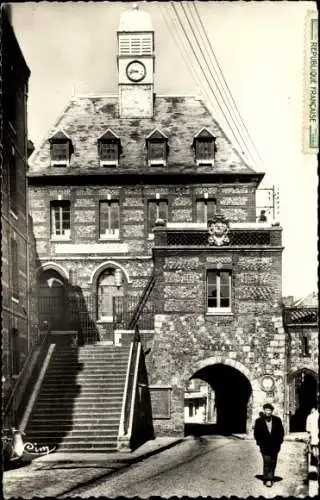 Ak Le Tréport Seine Maritime, Rathaus