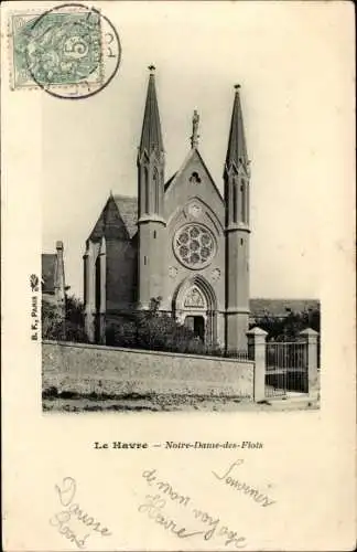 Ak Le Havre Seine-Maritime, Notre Dame des Flots