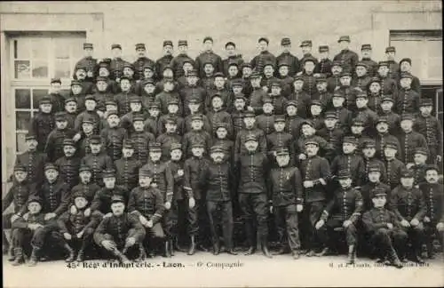 Ak Laon-Aisne, 45. Infanterieregiment, 6. Kompanie