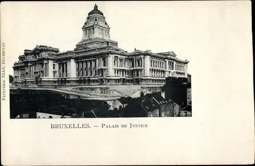 Ak Bruxelles Brüssel, Palais de Justice