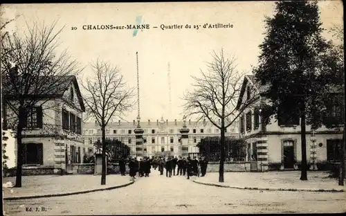 Ak Chalons sur Marne, 25. Artilleriebezirk