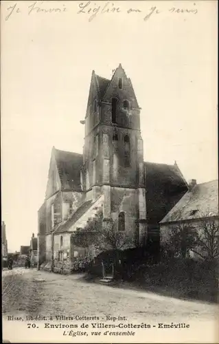 Ak Éméville Oise, Kirche