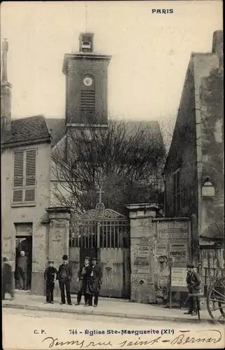 Ak Paris XI, Ste-Marguerite-Kirche