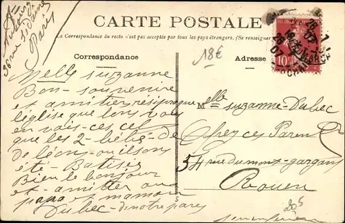 Ak Paris XI, Ste-Marguerite-Kirche