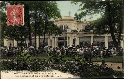 Ak Paris XVI., Bois de Boulogne, Restaurant du Pré Catelan