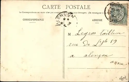 Ak Péronne Somme, Rathaus