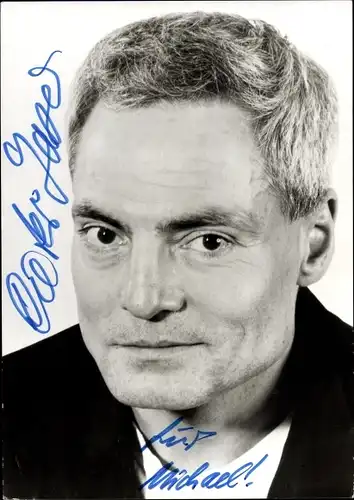 Ak Schauspieler Dieter Laser, Portrait, Autogramm