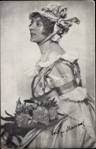 Ak Sängerin und Schauspielerin Fritzi Massary, Portrait