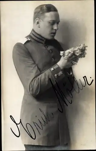 Ak Schauspieler Erich Möller, Portrait, Autogramm