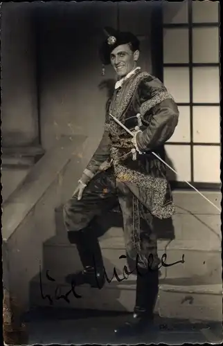 Ak Schauspieler Karl Möller, Portrait, Autogramm