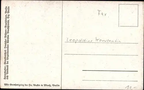 Ak Schauspielerin Leopoldine Konstantin, Portrait, Autogramm