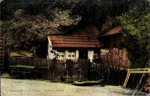 Ak Oberstein an der Nahe, Fuhr's Hütte