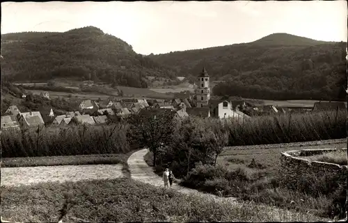 Ak Pommelsbrunn in Mittelfranken, Kirchturm