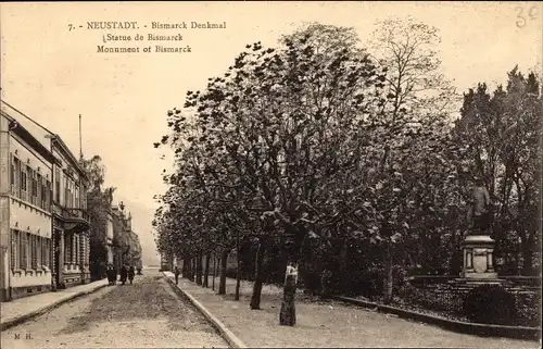 Ak Neustadt an der Weinstraße, Bismarck-Denkmal