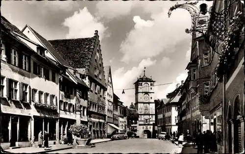 Ak Wengen Weitnau im Allgäu Schwaben, Herrenstraße, Ratensburger Tor