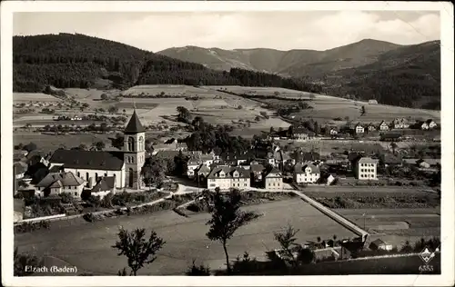 Ak Elzach im Schwarzwald, Totalansicht