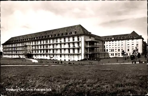 Ak Freiburg im Breisgau, Universitäts-Frauenklinik, Außenansicht