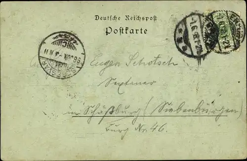 Mondschein Ak Erfurt in Thüringen, Dom, Severikirche