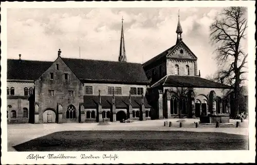 Ak Maulbronn im Schwarzwald, Kloster, Brunnen