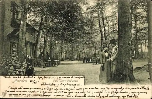 Ak Aachen in Nordrhein Westfalen, Paulinerwäldchen