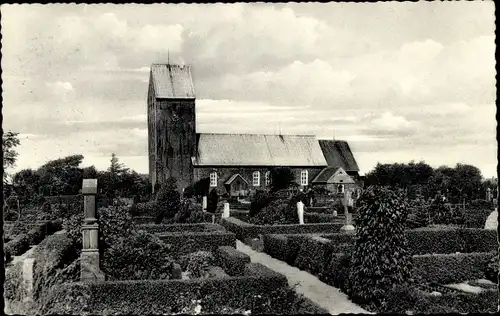 Ak Boldixum Wyk auf Föhr Nordfriesland, St. Nicolai-Kirche