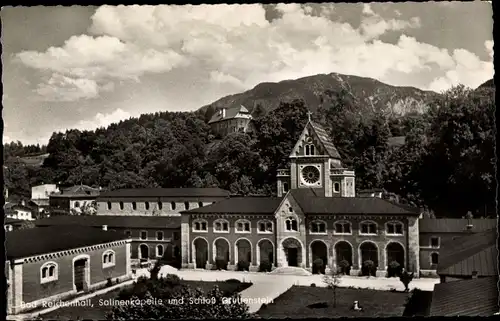 Ak Bad Reichenhall in Oberbayern, Salinenkapelle, Schloss Gruttenstein