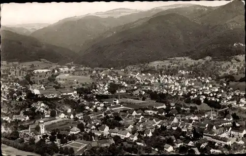 Ak Wehr im Schwarzwald Baden, Panorama, Gebirge