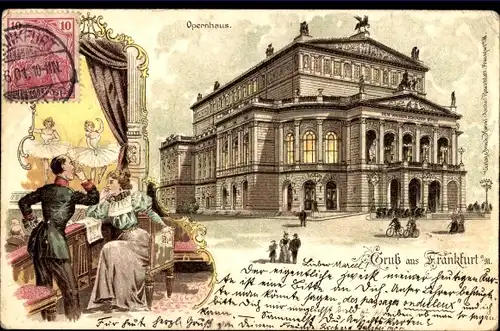 Litho Frankfurt am Main, Opernhaus