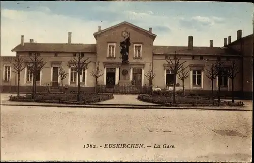 Ak Euskirchen in Nordrhein Westfalen, Bahnhof