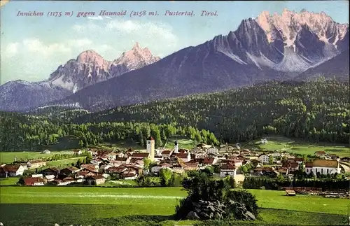 Ak Innichen San Candido Südtirol, Haunold, Pustertal