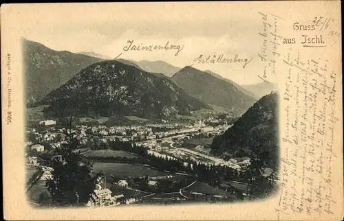 Ak Bad Ischl in Oberösterreich, Gesamtansicht