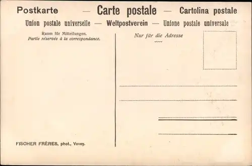 Ak Vevey Kanton Waadt, Winzerfest