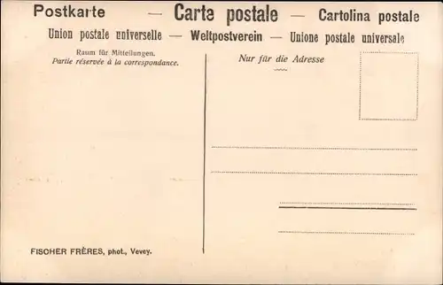 Ak Vevey Kt. Waadt Schweiz, Winzerfest