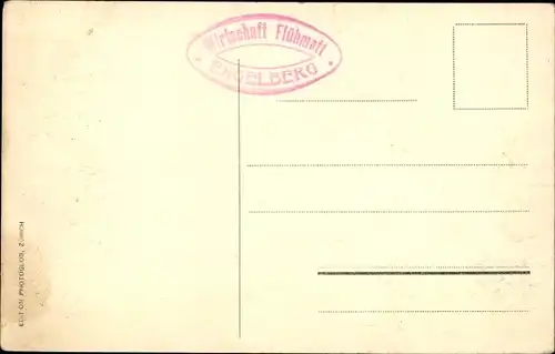 Ak Engelberg Kanton Obwalden Schweiz, Wirtschaft Flümatt