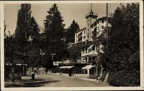 Ak Weggis Kanton Luzern, Hotel  mit Friseur