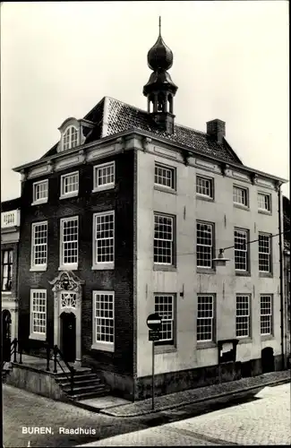 Ak Buren Gelderland Niederlande, Rathaus